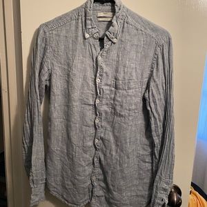 Light blue linen shirt